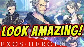 INCREDIBLE Animations skills & Ultimate's !  : Exos Heroes