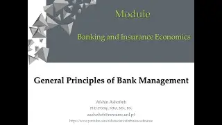 BIE(3)-General Principles of Bank Management