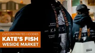 Kate's Fish Custom Printed Hoodies
