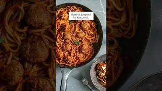 Meatball Spaghetti By Kum_icook #meatballrecipe #spaghettirecipe