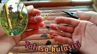 paggawa ng Tali or kadena sa kulasisi gamit ang asero (kusi) ||sangkay omax||
