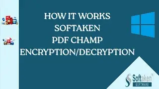 Softaken PDF Champ | Encryption & Decryption Tool | Secure & Unlock PDF Files Easily