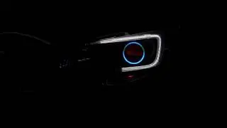 2015+ Subaru WRX W/RGB Multicolor Halos, Demon Eyes, & Switchback C Light