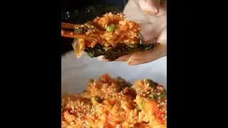 Easy NO CHOPPING REQUIRED Kimchi Fried Rice