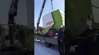 Пресс подборщик Claas Rolant 66. Отгрузка Кемеровская область.