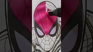 How To Color Spiderman | How To Draw Spiderman #shorts #shortvideo #spiderman #drawing #art