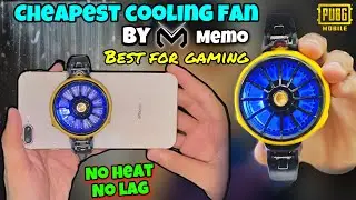 Unboxing Cheapest Cooling Fan &ldquo;Memo DLA6&rdquo; 😍🔥 iPhone 8 Plus Handcam PUBG Game Test