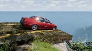 Cars vs Water Pipes Descent #02 - BeamNG drive | GP-Game