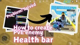 Problem! Solved | PvE enemy health bar | pubg mobile 