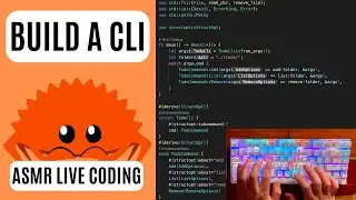 ASMR Live Coding | Rust | Build a CLI tool | No talking