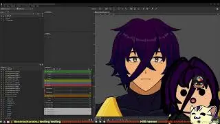 VTuber Model | Rigging Phase Day 3 | Head XY and Hair XY | WARNING: Scuffed | !TTS