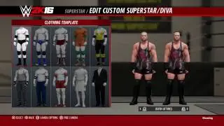 WWE 2K16 Rob Van Dam (CAW) tutorial