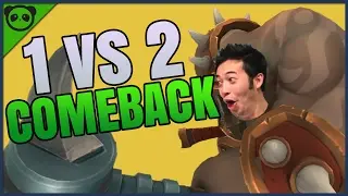Battlerite - Never Give Up - Rook 1v2 Gameplay & Analysis