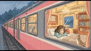 A moving train home, warm windows, and the quiet comfort of spicy chicken 🚂🍲