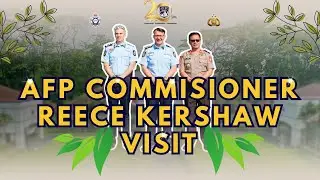 AFP Commissioner Reece Kershaw Visit to JCLEC