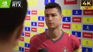 eFootball 2026 (PC) | Португалия против Бельгии | 4K 60FPS HDR | с участием Роналду и Лукаку