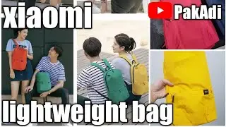 XIAOMI color lightweight backpack bag 10L capacity (navy blue, pink, yellow & blue)