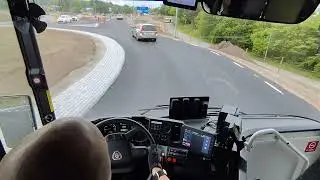 Bus Driving POV | Route 217 V&auml;xj&ouml; - &Aring;ryd | Scania InterLink