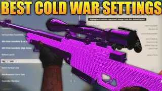 the *BEST* SNIPER Settings on Black Ops Cold War.. (Sensitivity, Controller, Audio, FOV, etc.)