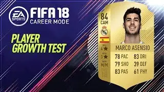 FIFA 18 | Marco Asensio | Growth Test + Gameplay