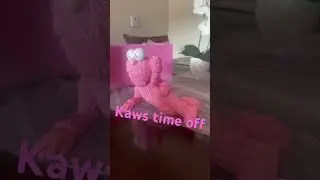 Kaws time off pink version