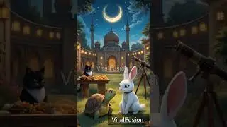 Rabbit & Friends | Crescent Moon Search | 3D animation #kitten #rabbit #cats #animation #cartoon