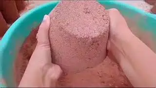 ASMR|| Dry crumbling of different textures #satisfying #odlysatisfying #relaxing #clay #stress   