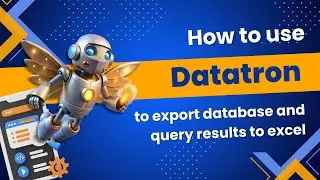 Export Database & Query Results to Excel Using AI | Datatron Bot