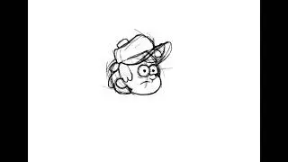 Drawing dipper from GRAVITY FALLS 