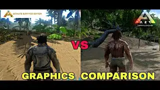 ARK Survival Evolved Vs ARK Ultimate Mobile edition | Graphics Test Gameplay#ark #gaming #viralvideo