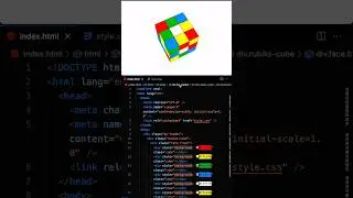 Create a 3D Rubik’s Cube with HTML & CSS 