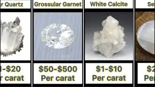 All white and colourless gemstones and their prices | values of precious white gems | HDB TV