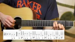 Bury Me Beneath the Willow Beginning and Advanced Guitar Lesson- Carter Style