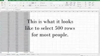 Increasing productivity in Excel