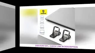 Baseus-Mini Kickstand Port&aacute;til De Alum&iacute;nio Port&aacute;til Suporte Do Teclado Do Computador Laptop Stands p