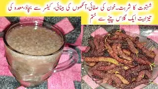 Homemade Mulberry Sharbat | No Artificial Flavors and food color || Make it and store
