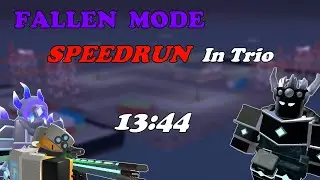 [13:44] FALLEN MODE SPEEDRUN IN TRIO || Tower Defense Simulator