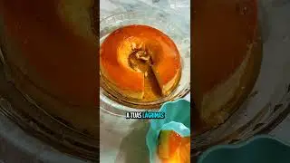 O pudim q a minha m&atilde;e fez