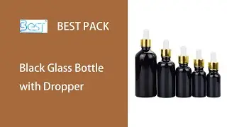 Wholesale Black Glass Essential Oil Bottles with Droppers | Bulk Sizes for DIY & Custom Options