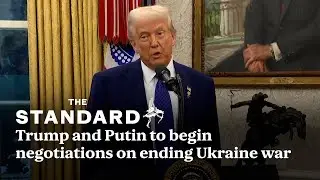 Trump and Putin to begin negotiations on ending Ukraine war