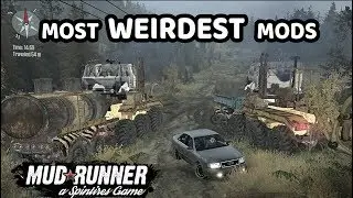 Spintires Mudrunner Craziest Mods Frankenstein's Truck and AUDI S6