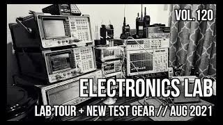 N0AGI - Electronics Lab Tour + Test Gear Walk-Thru. - Vol 120