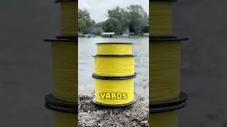 No Fade Yellow Braid &mdash; Bright, Bold, and Built to Last!📈 #reactiontackle #nofadeyellow