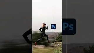 Photoshop tutorial: create dynamic motion blur #photoshop #photoshop_tutorial #shorts #short