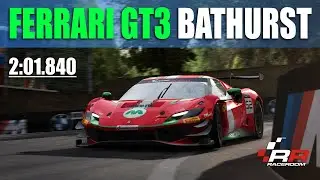 HOTLAP + SETUP | Ferrari 296 GT3 at Bathurst/Mount Panorama | 2:01.840 | Raceroom