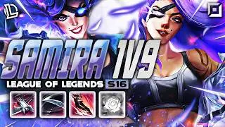 SAMIRA MONTAGE #56 - SAMIRA 1V9 | Ez LoL Plays