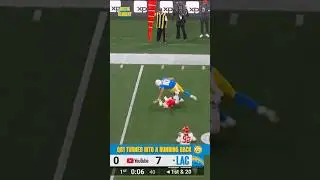 Justin Herbert Turned Into a RB on This Play!