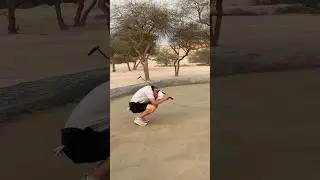 Playing a sand golf course is HARD 😅