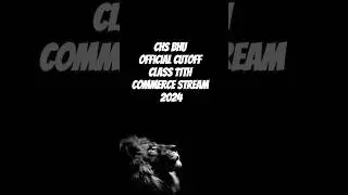 CHS BHU official cutoff class 11th commerce stream 2024!! must watch in 2025 #chs #bhu