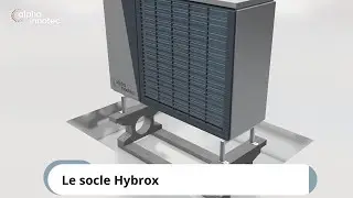 Socle alpha innotec pour Hybrox &ndash; plastique 100% recycl&eacute;.